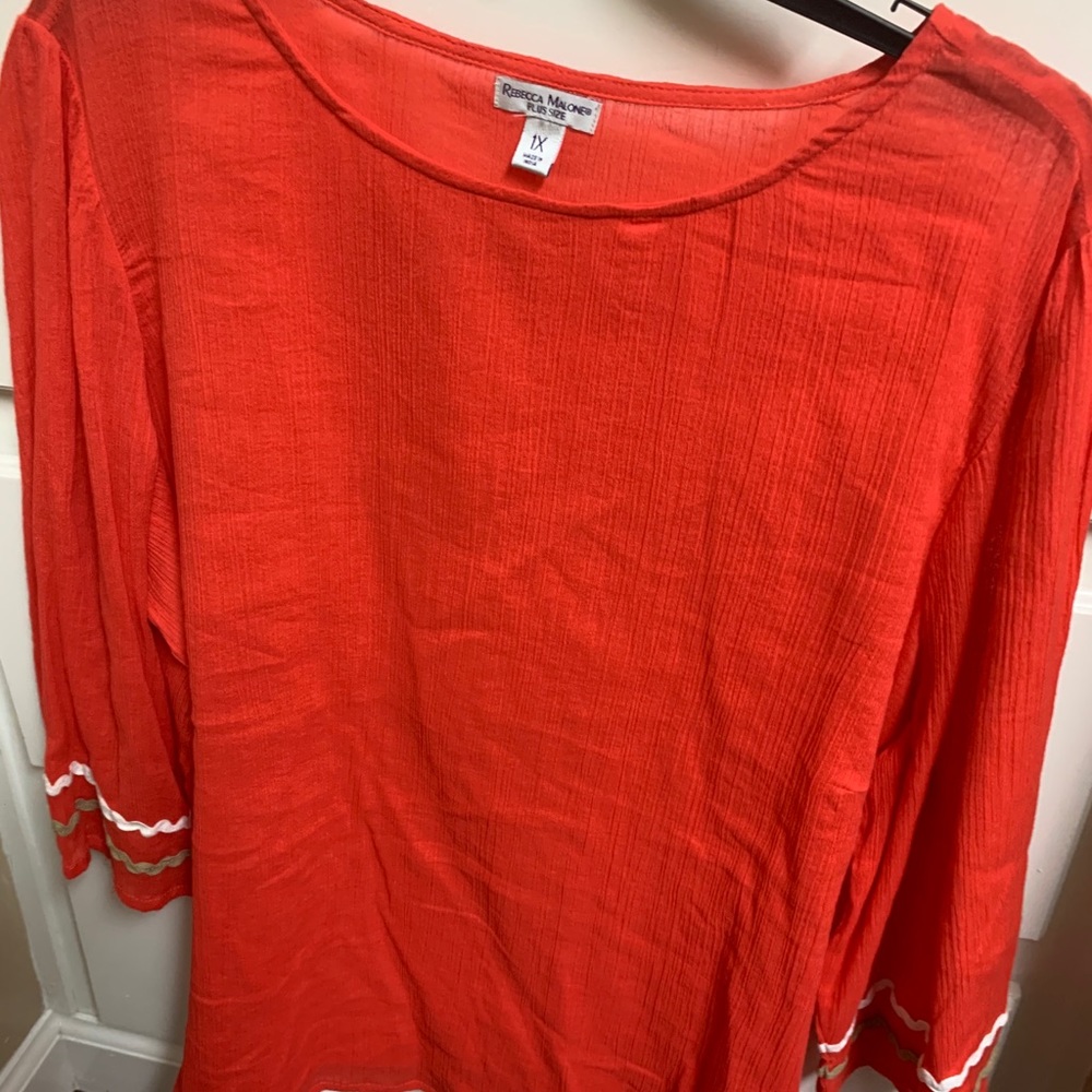 Red tunic